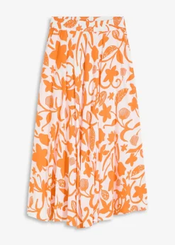 bonprix Jupe longue et fluide en viscose|Femme Jupes