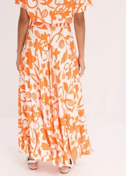 bonprix Jupe longue et fluide en viscose|Femme Jupes