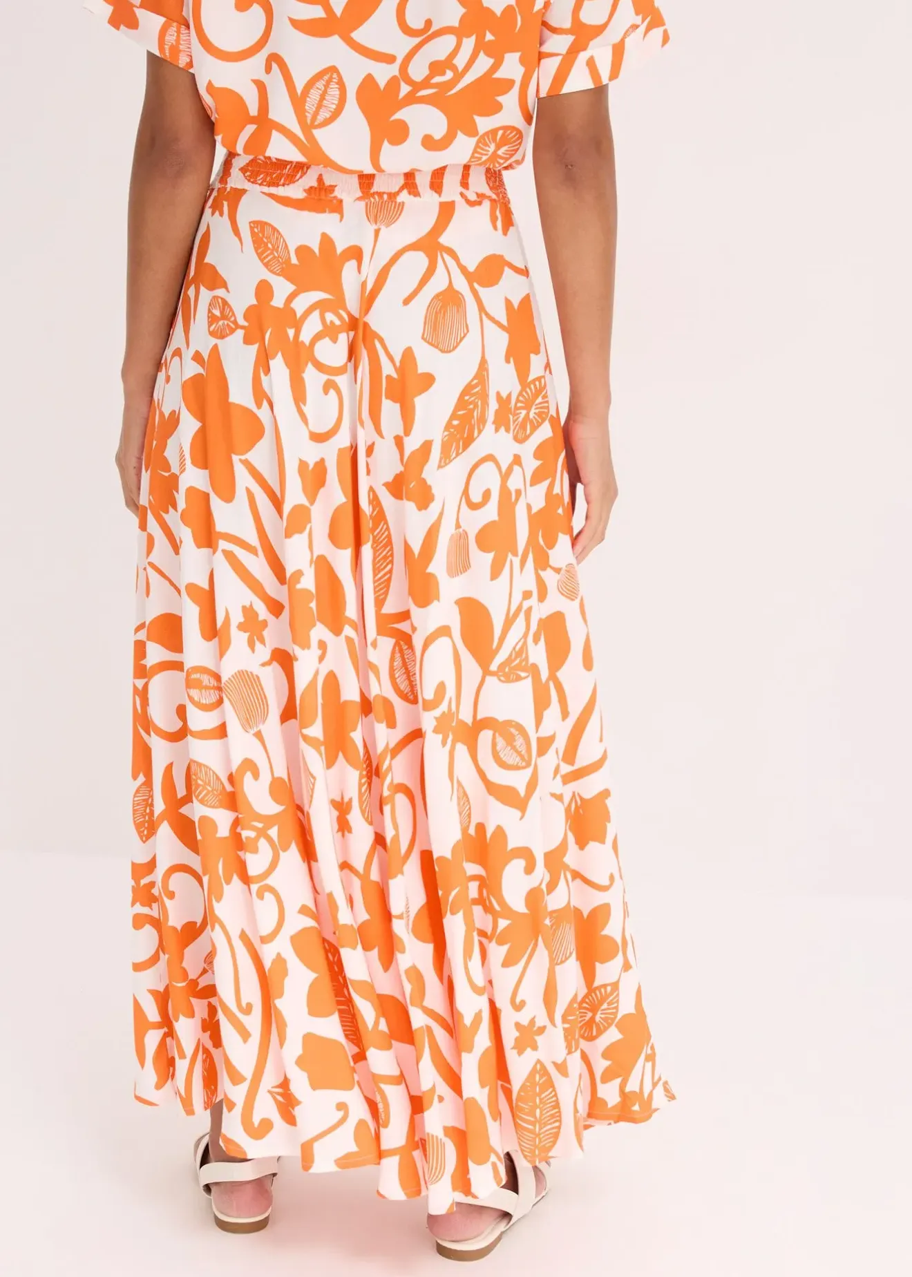 bonprix Jupe longue et fluide en viscose|Femme Jupes