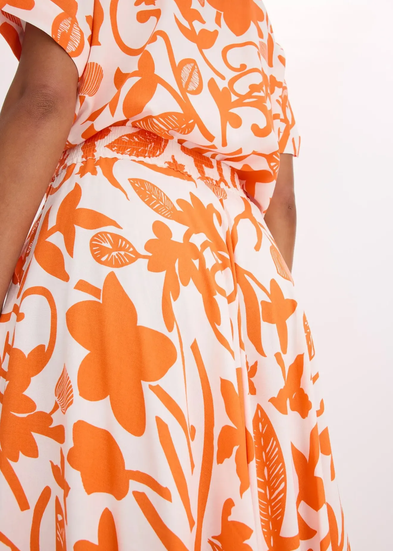 bonprix Jupe longue et fluide en viscose|Femme Jupes