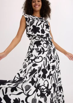 bonprix Jupe longue et fluide en viscose|Femme Jupes