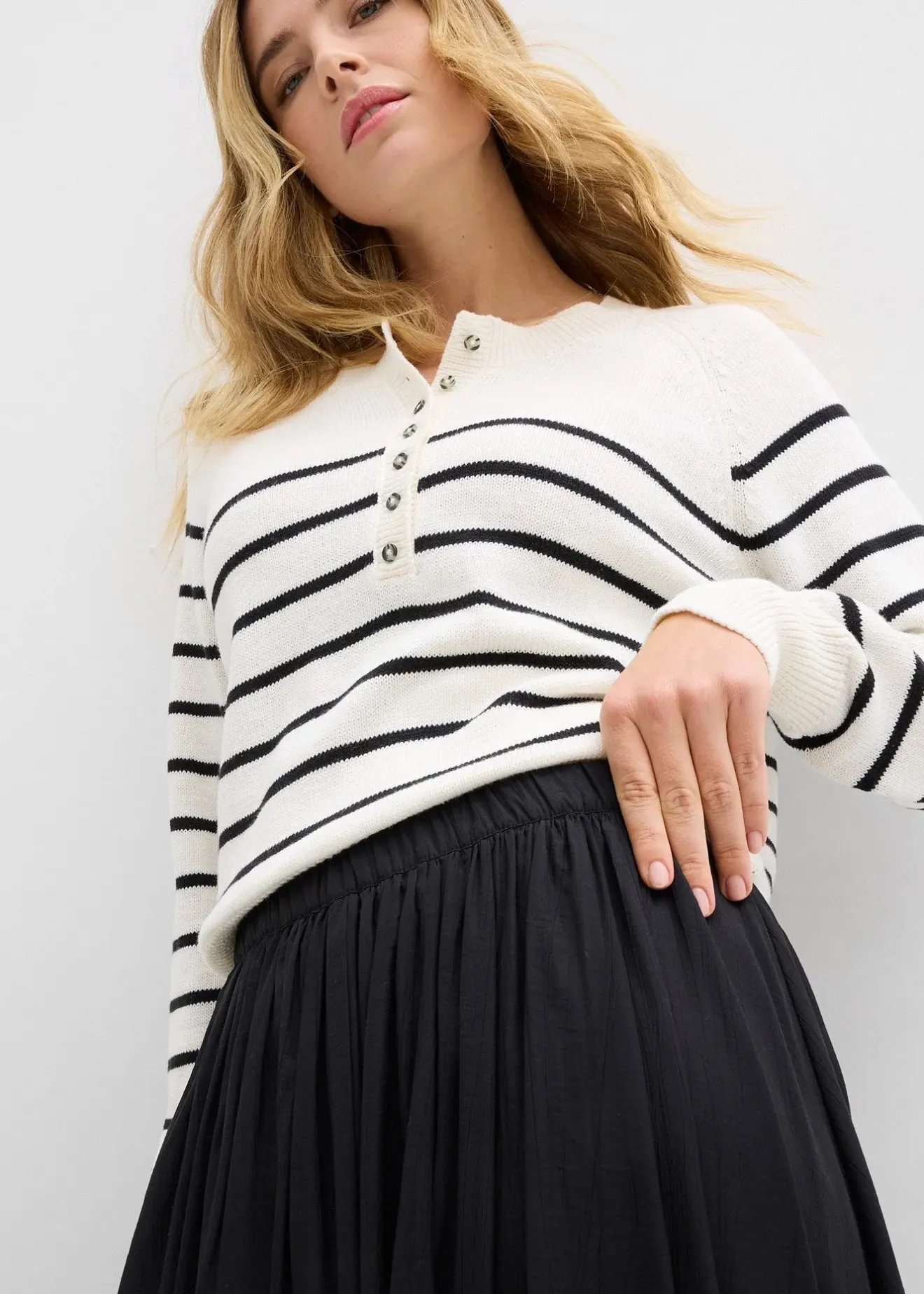 bonprix Jupe longue et fluide en viscose majoritaire|Femme Jupes