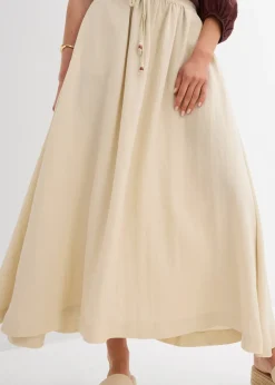 bonprix Jupe longue et évasée en Lyocell mélangé|Femme Jupes