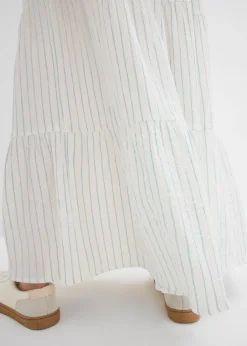 Femme bonprix Jupes|Jupe longue rayée, 100% coton