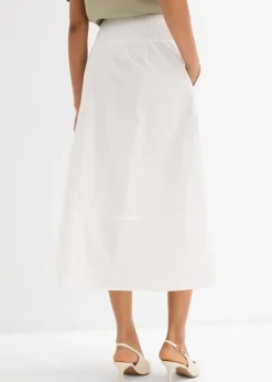 Femme bonprix Jupes|Jupe midi 100% coton