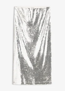 Femme bonprix Jupes|Jupe midi à sequins