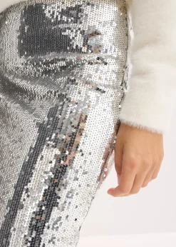 Femme bonprix Jupes|Jupe midi à sequins
