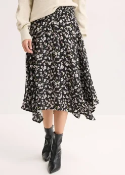 Femme bonprix Jupes|Jupe midi 100% viscose