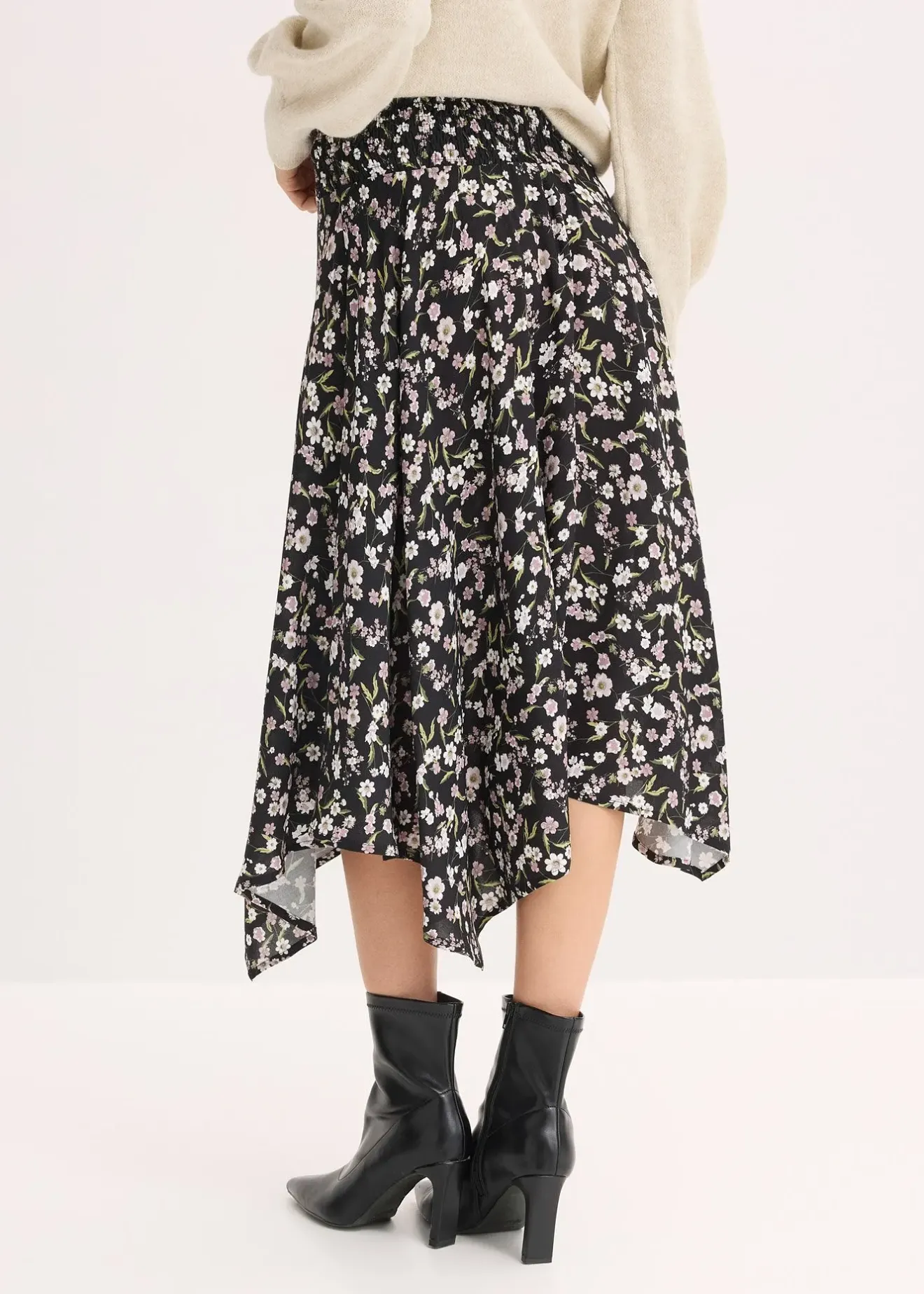 Femme bonprix Jupes|Jupe midi 100% viscose