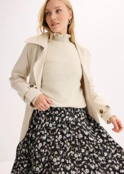 Femme bonprix Jupes|Jupe midi 100% viscose