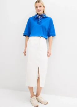 bonprix Jupe midi en jean|Femme Jupes