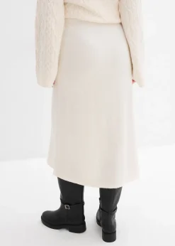 Femme bonprix Jupes|Jupe midi en maille douce