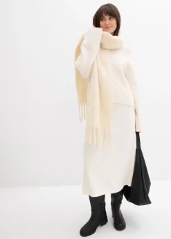 Femme bonprix Jupes|Jupe midi en maille douce