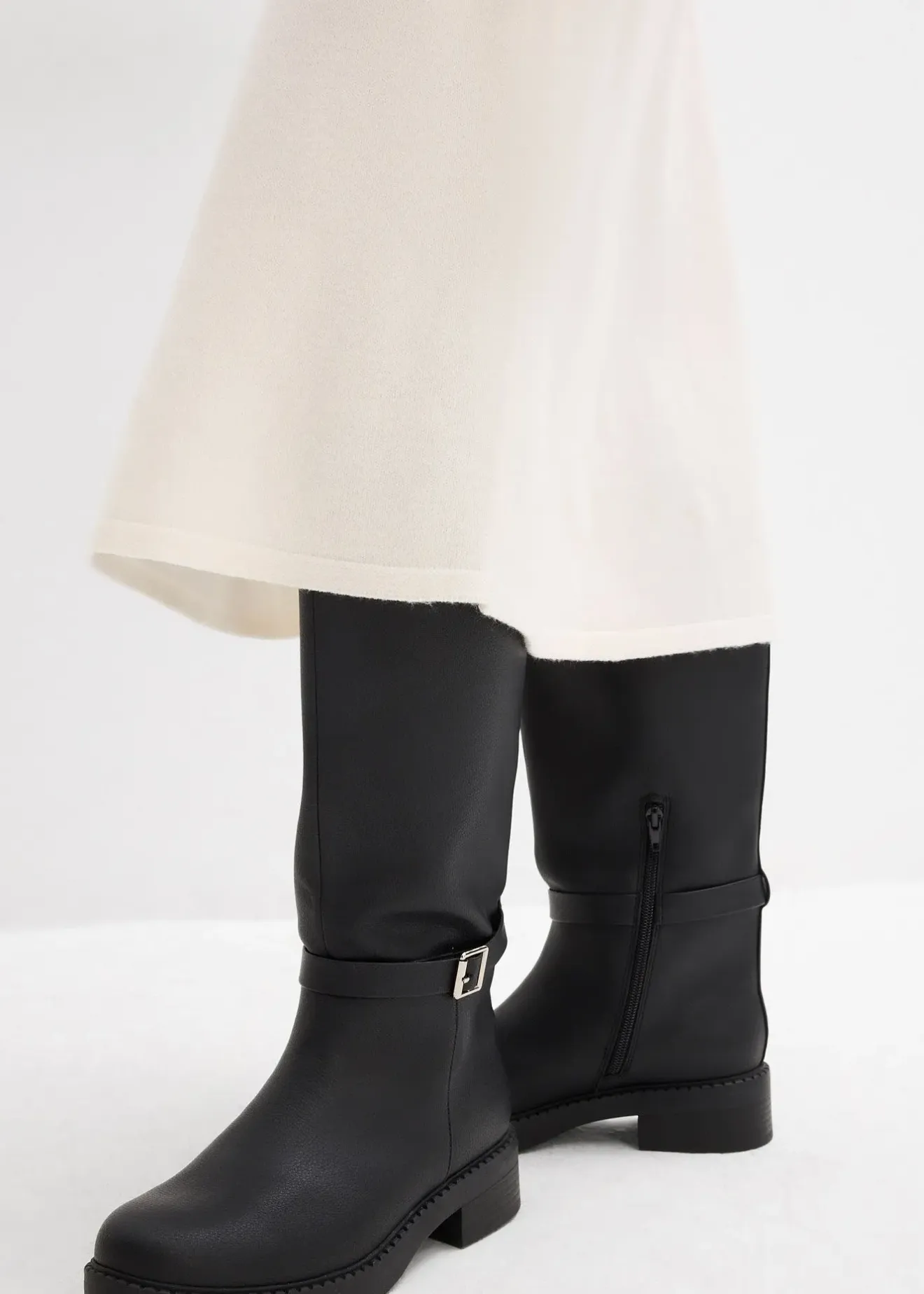 Femme bonprix Jupes|Jupe midi en maille douce