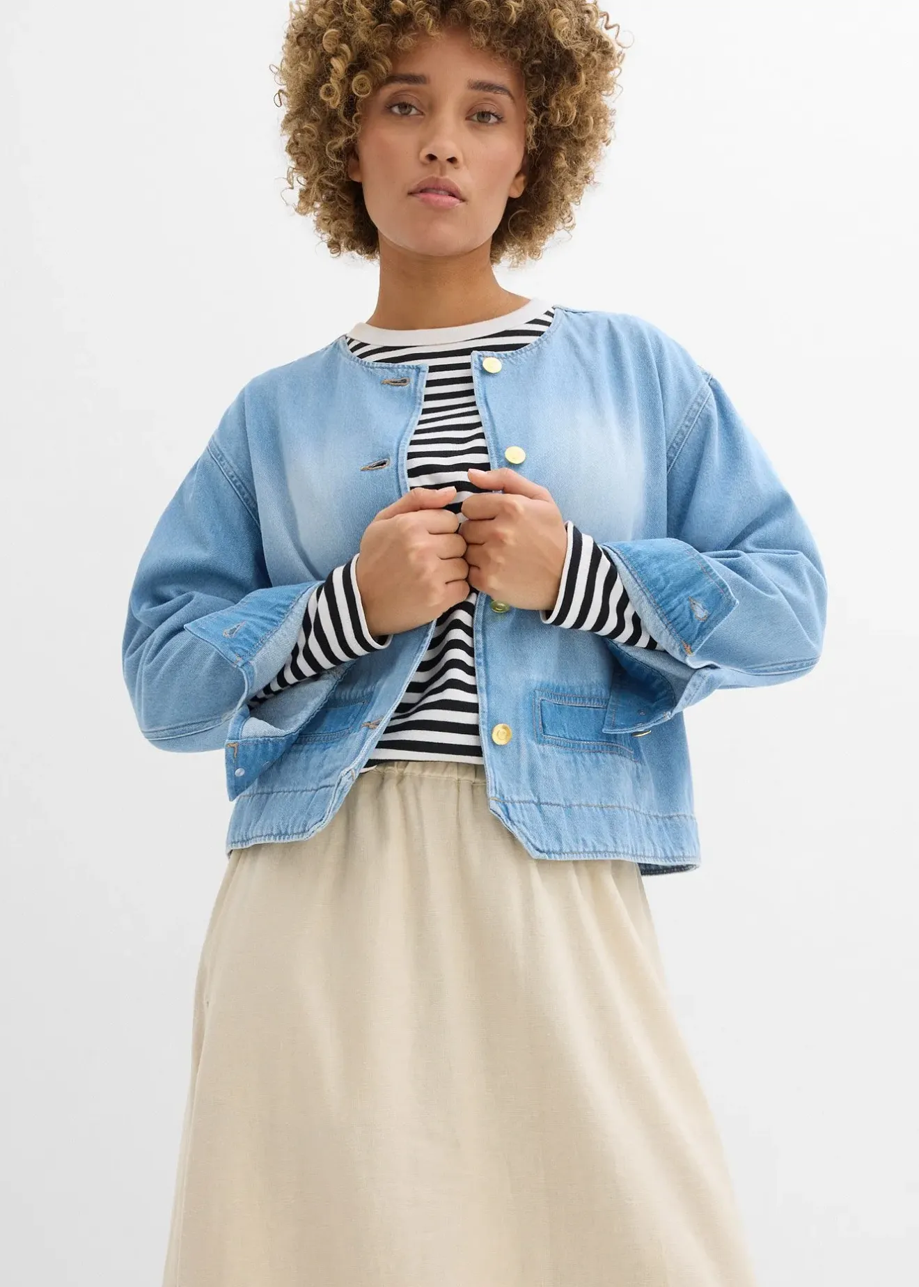 Femme bonprix Jupes|Jupe midi légère