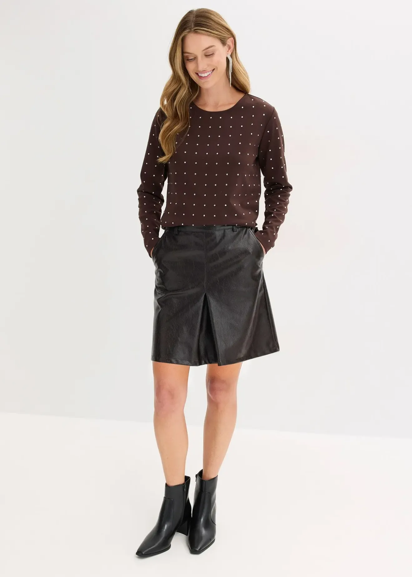 Femme bonprix Jupes|Jupe plissée