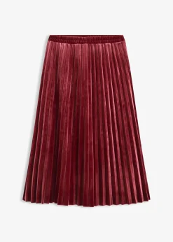 bonprix Jupe plissée en velours doux|Femme Jupes