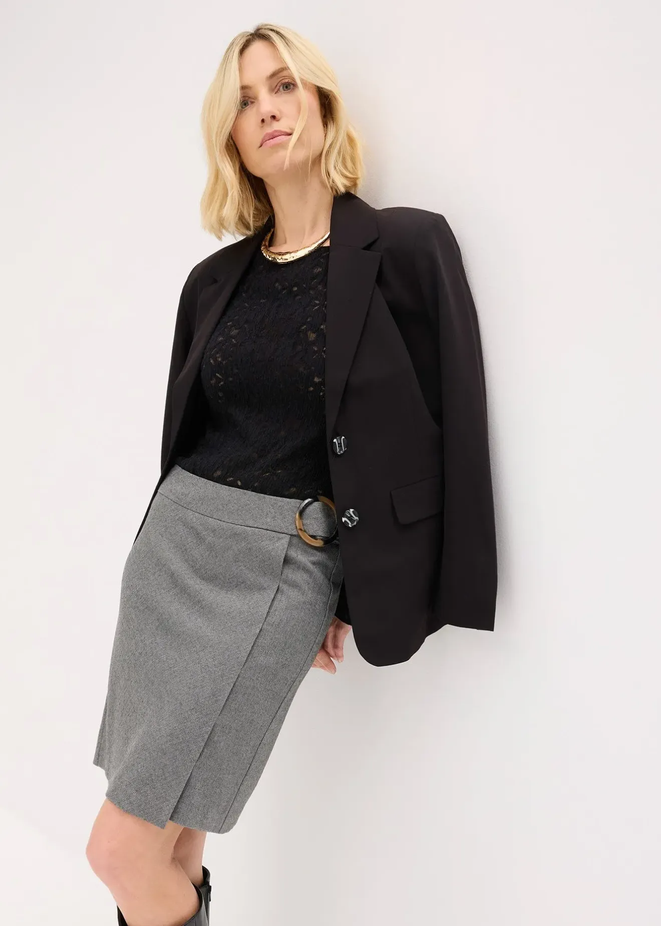 Femme bonprix Jupes|Jupe portefeuille