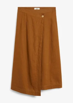 bonprix Jupe portefeuille 100 % lin|Femme Premium|Jupes