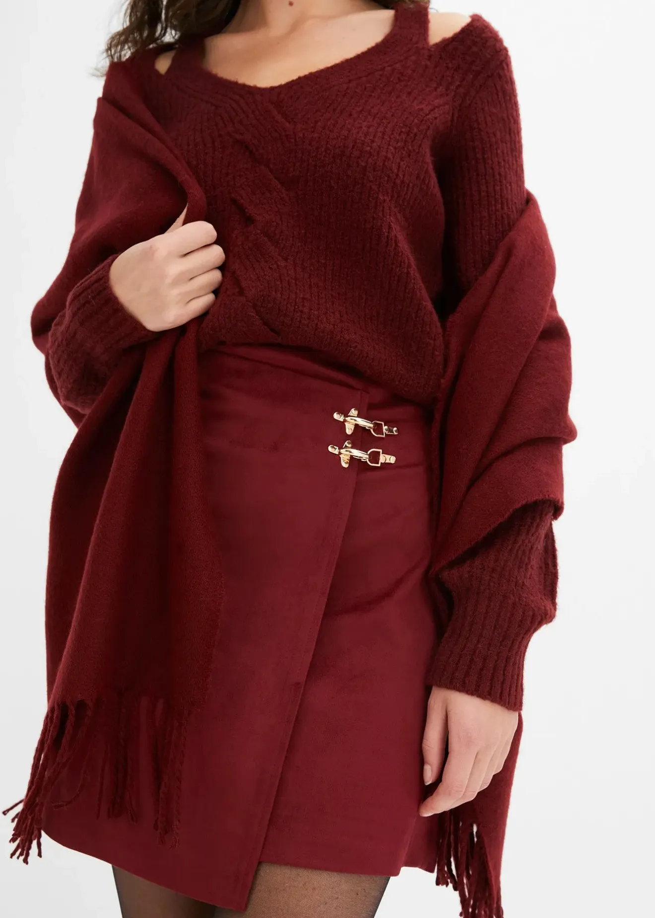 Femme bonprix Jupes|Jupe style portefeuille