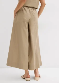 Femme bonprix Deux Pièces & Ensembles|Pantalons|Jupe-culotte ample 100% coton