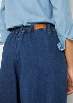 Femme bonprix Jeans|Jupe-culotte ample en jean