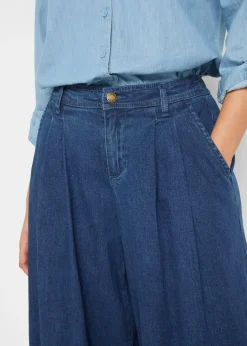 Femme bonprix Jeans|Jupe-culotte ample en jean