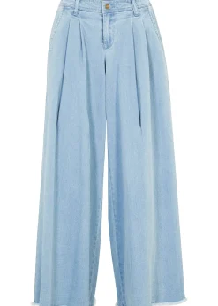 bonprix Jupe-culotte ample en jean|Femme Jeans