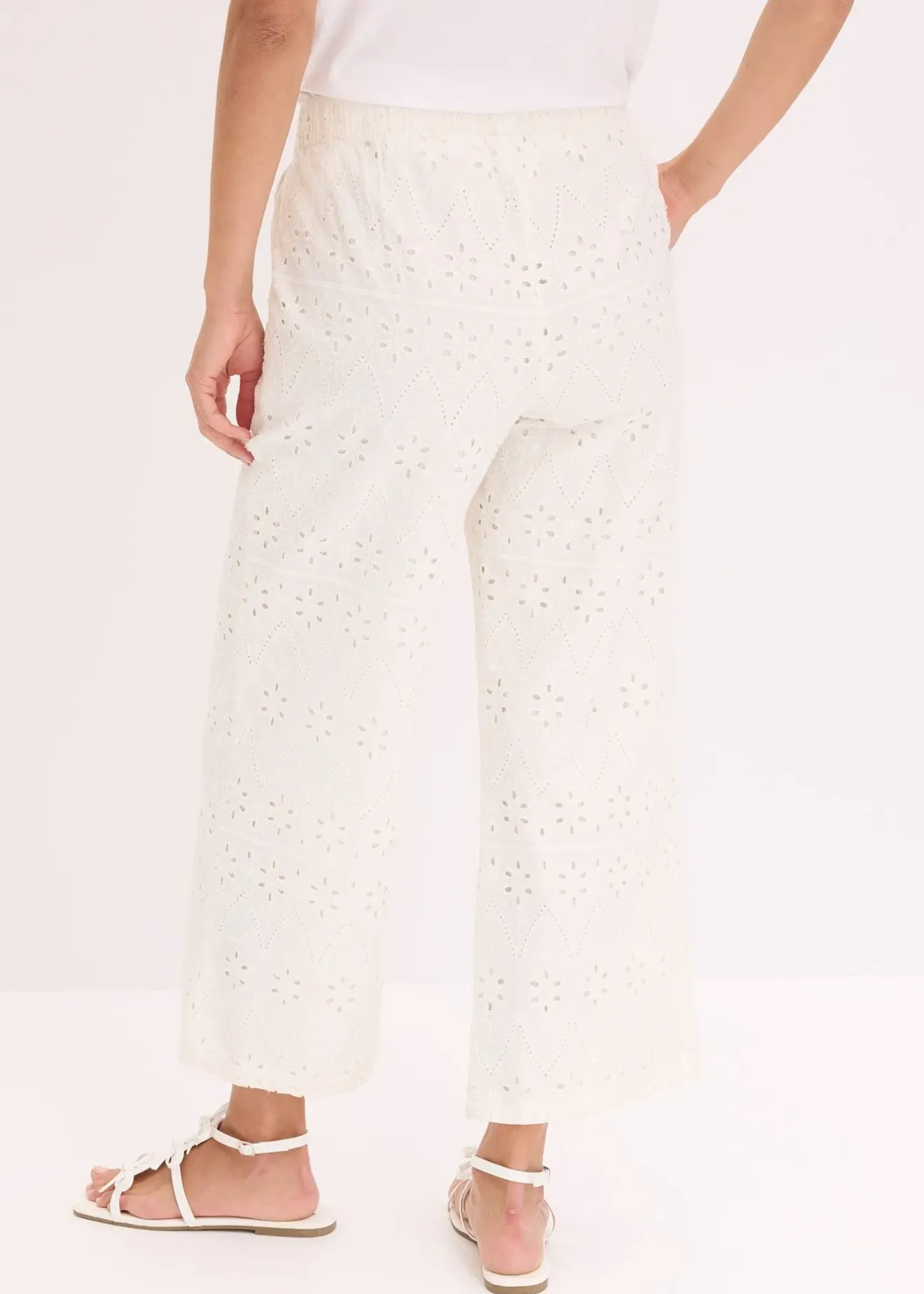 bonprix Jupe-culotte en broderie anglaise|Femme Pantalons