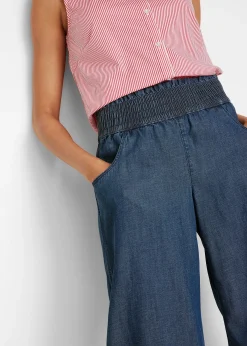 Femme bonprix Pantalons|Jupe-culotte en Lyocell