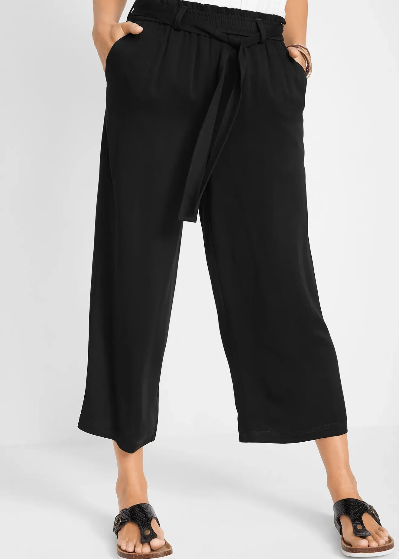 bonprix Jupe-culotte en viscose fluide|Femme Pantalons
