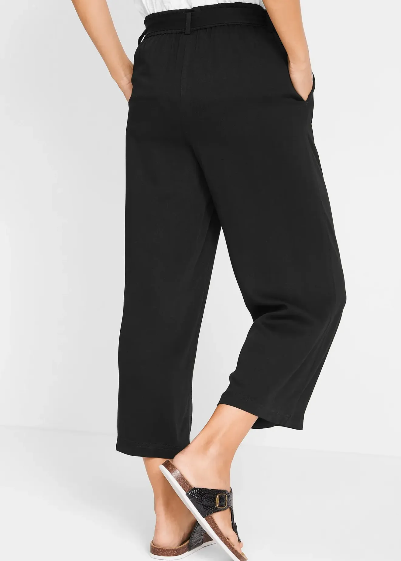 bonprix Jupe-culotte en viscose fluide|Femme Pantalons