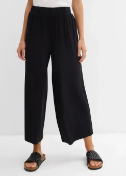 Femme bonprix Basiques|Pantalons|Jupe-culotte en viscose fluide