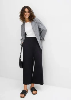 Femme bonprix Basiques|Pantalons|Jupe-culotte en viscose fluide