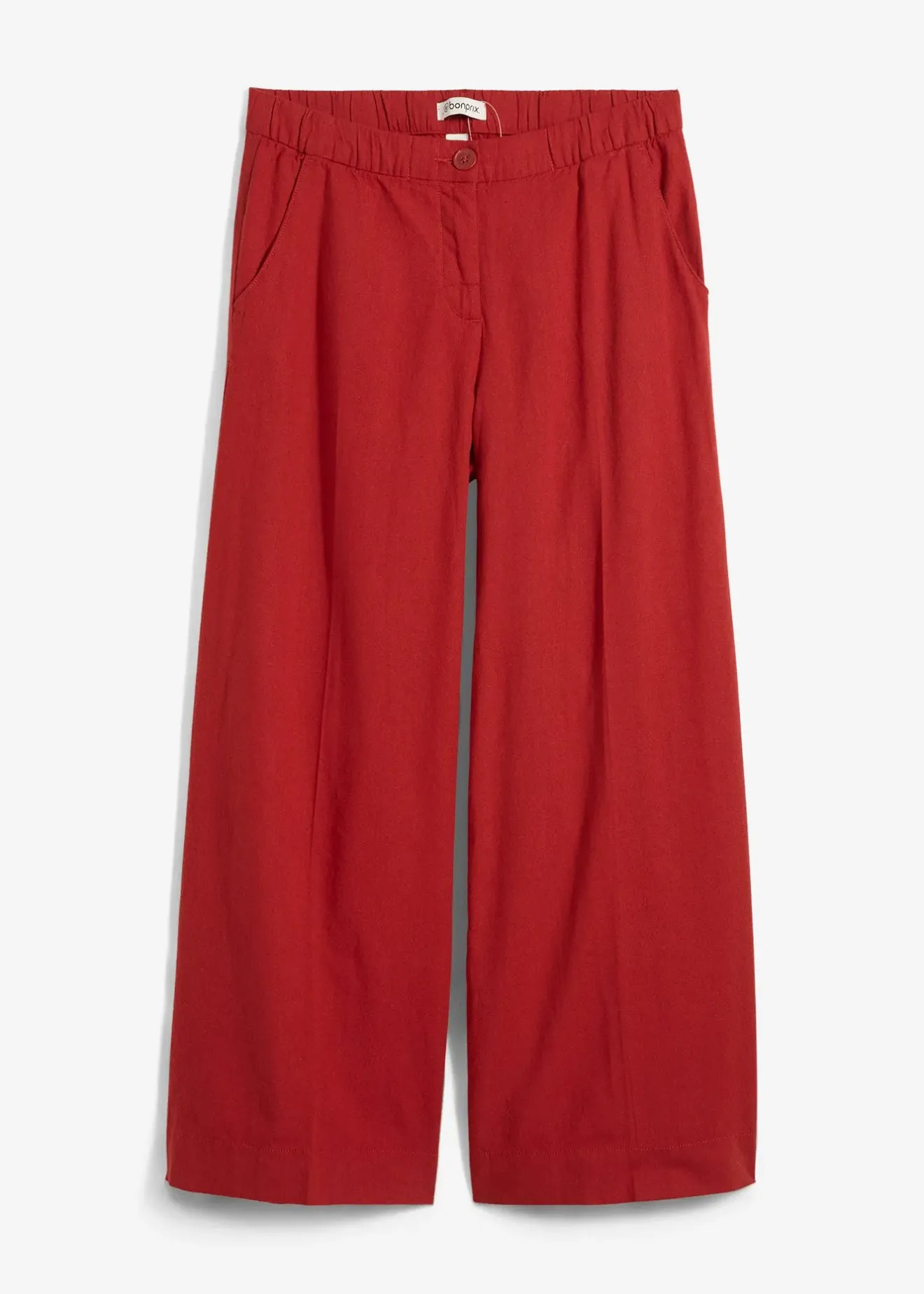 bonprix Jupe-culotte en viscose mélangée à taille élastiquée|Femme Pantalons