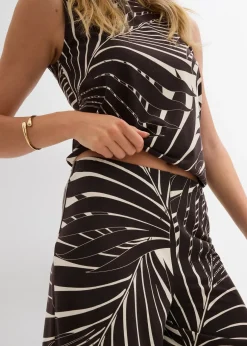 bonprix Jupe-culotte fluide en viscose mélangée|Femme Pantalons