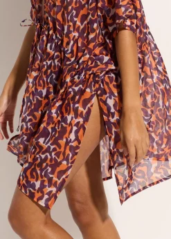 bonprix Kimono de plage avec détail à nouer|Femme Vêtements De Plage|Chemisiers