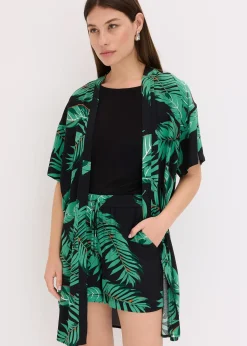 bonprix Kimono en viscose fluide|Femme Deux Pièces & Ensembles|Chemisiers