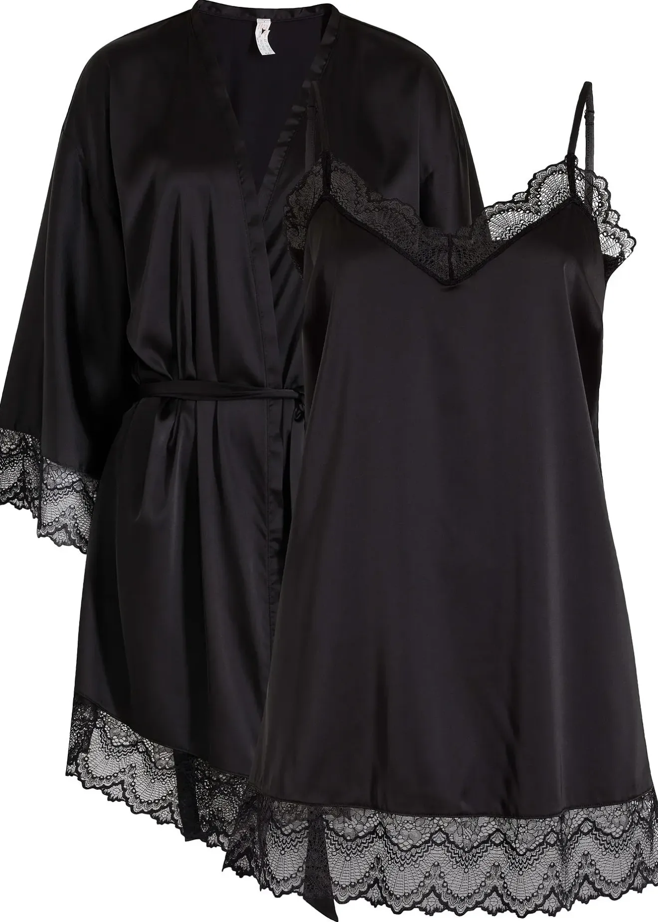bonprix Kimono et nuisette (ens. 2 pces)|Femme Guêpières & Déshabillés|Peignoirs