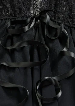 bonprix Kimono et string (ens. 2 pces)|Femme Guêpières & Déshabillés|Peignoirs