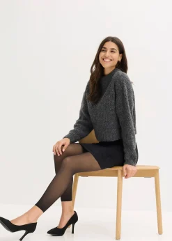 bonprix Legging 50 DEN chaud et transparent, effet ventre plat et push up|Femme Chaussettes & Collants|Pantalons