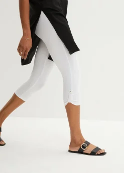 Femme bonprix Pantalons|Legging 3/4 en coton