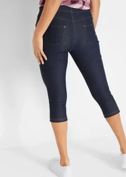 bonprix Legging corsaire imitation jean|Femme Pantalons