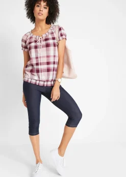 bonprix Legging corsaire imitation jean|Femme Pantalons