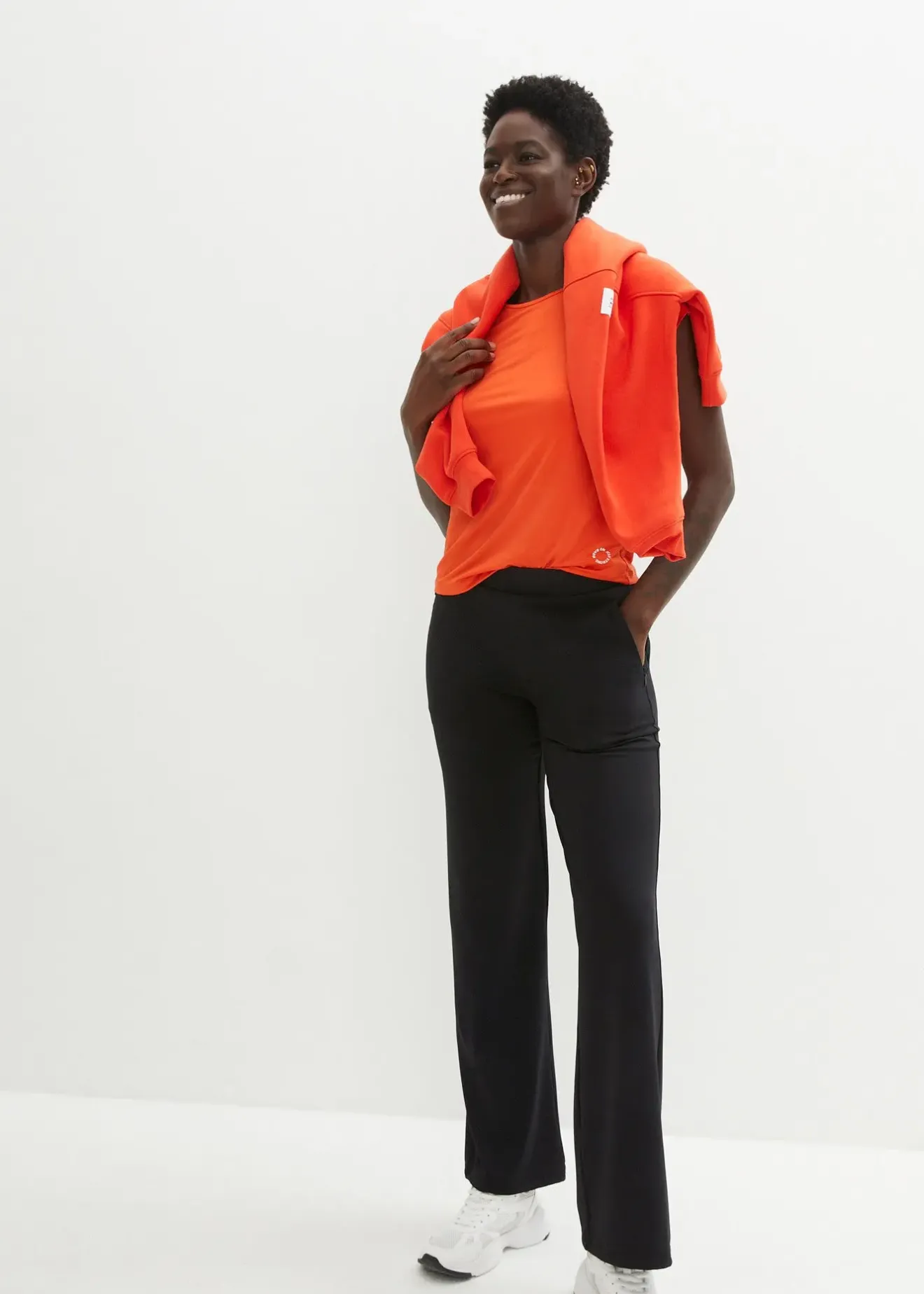 Femme bonprix Sweats|Pantalons|Legging de sport polyvalent à poches zippées