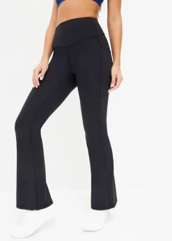 Femme bonprix Vêtements De Sport|Pantalons|Legging de sport évasé et confortable avec poche portable, séchage rapide