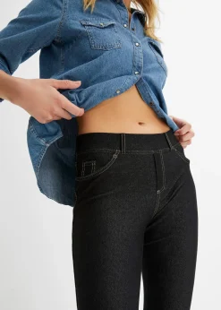 Femme bonprix Pantalons|Legging effet jean