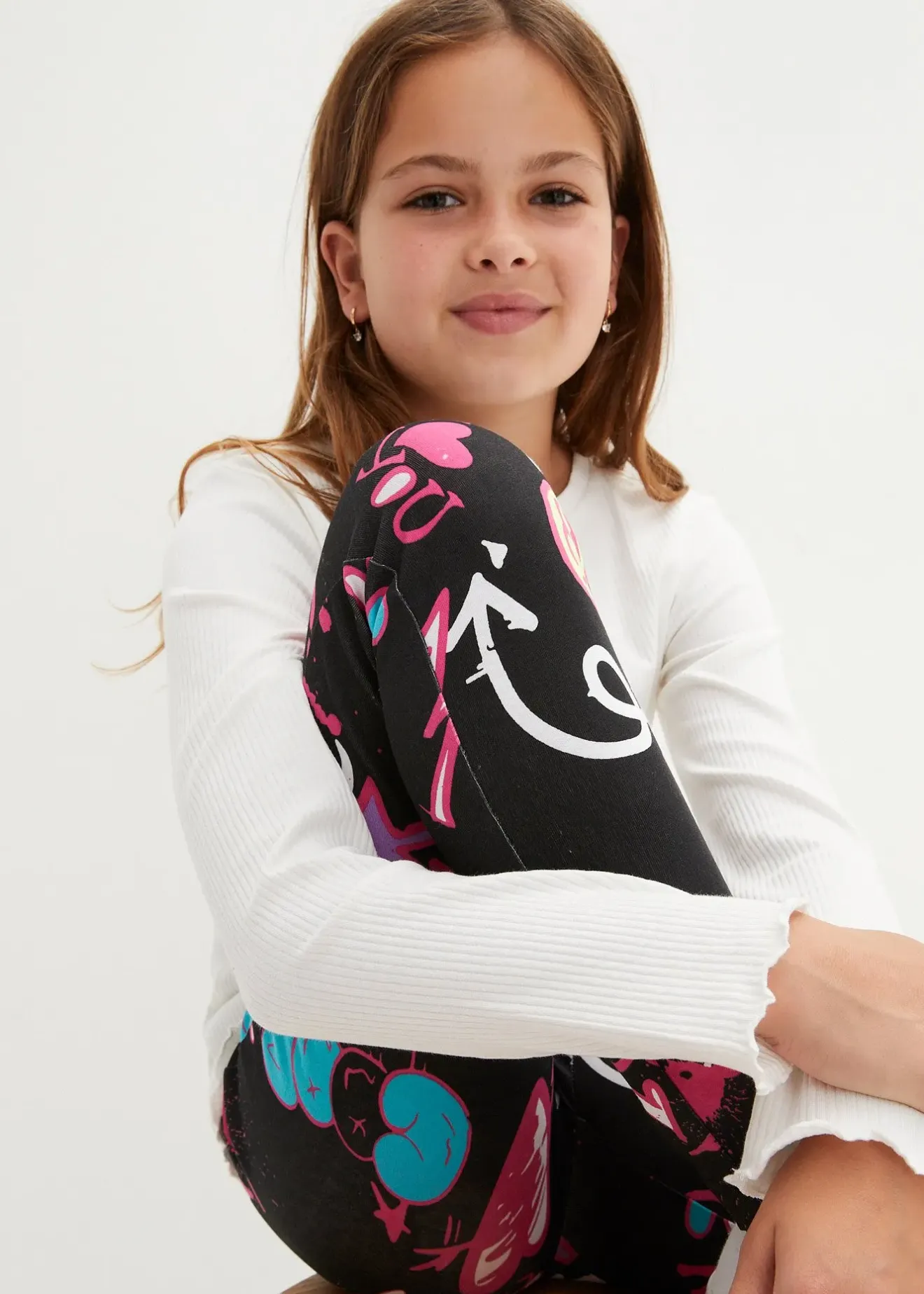 Enfant bonprix Vêtements Enfant|Filles 9-16 Ans·Pantalons & Leggings|Legging en coton extensible