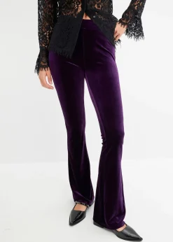 bonprix Legging en velours doux|Femme Pantalons