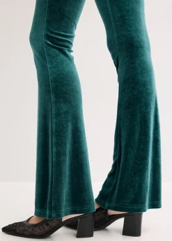 bonprix Legging en velours doux|Femme Pantalons